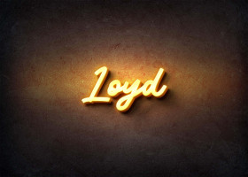 Glow Name Profile Picture for Loyd