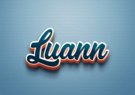 Cursive Name DP: Luann