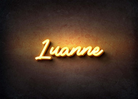 Glow Name Profile Picture for Luanne