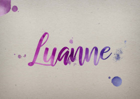 Luanne Watercolor Name DP