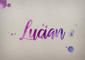 Lucian Watercolor Name DP