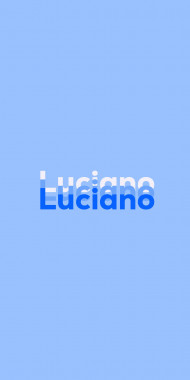 Name DP: Luciano