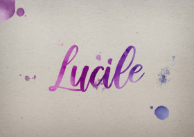 Lucile Watercolor Name DP