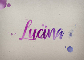Lucina Watercolor Name DP