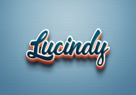 Cursive Name DP: Lucindy