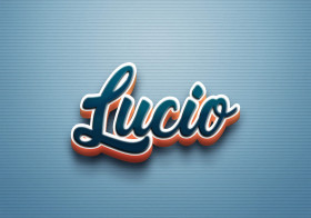 Cursive Name DP: Lucio