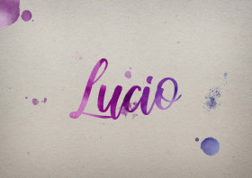 Lucio Watercolor Name DP