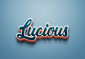 Cursive Name DP: Lucious