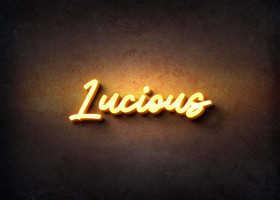 Glow Name Profile Picture for Lucious