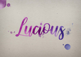 Lucious Watercolor Name DP