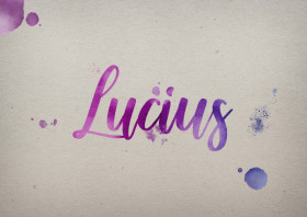 Lucius Watercolor Name DP