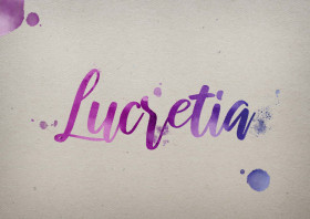 Lucretia Watercolor Name DP