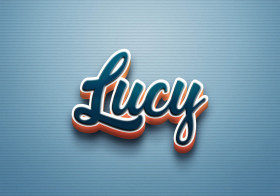 Cursive Name DP: Lucy
