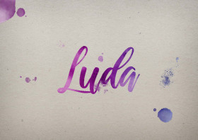 Luda Watercolor Name DP