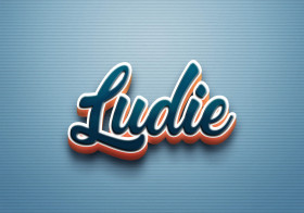 Cursive Name DP: Ludie