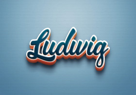 Cursive Name DP: Ludwig