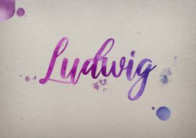 Ludwig Watercolor Name DP