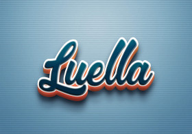 Cursive Name DP: Luella