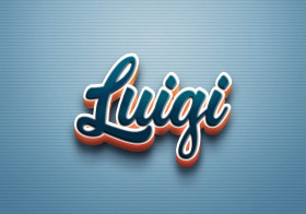 Cursive Name DP: Luigi