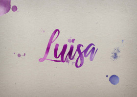 Luisa Watercolor Name DP