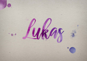 Lukas Watercolor Name DP
