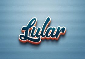 Cursive Name DP: Lular
