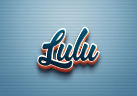Cursive Name DP: Lulu