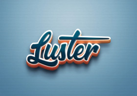 Cursive Name DP: Luster