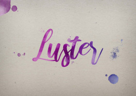 Luster Watercolor Name DP
