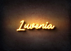 Glow Name Profile Picture for Luvenia