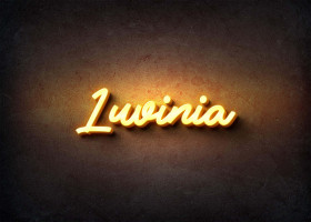 Glow Name Profile Picture for Luvinia
