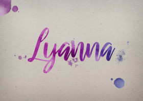 Lyanna Watercolor Name DP