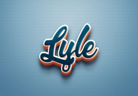 Cursive Name DP: Lyle
