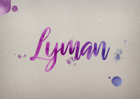 Lyman Watercolor Name DP
