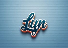 Cursive Name DP: Lyn