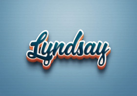 Cursive Name DP: Lyndsay