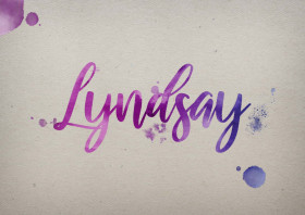 Lyndsay Watercolor Name DP