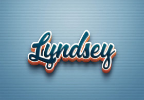 Cursive Name DP: Lyndsey