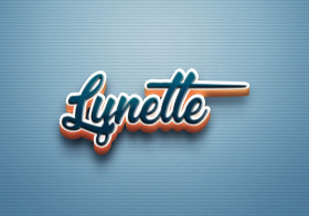 Cursive Name DP: Lynette