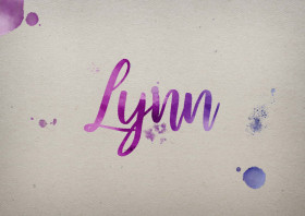 Lynn Watercolor Name DP
