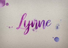 Lynne Watercolor Name DP