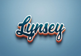 Cursive Name DP: Lynsey