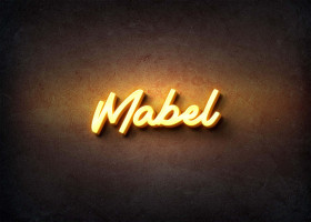 Glow Name Profile Picture for Mabel