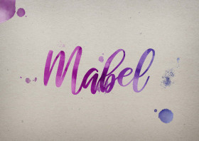 Mabel Watercolor Name DP