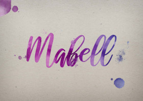Mabell Watercolor Name DP