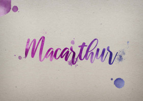 Macarthur Watercolor Name DP
