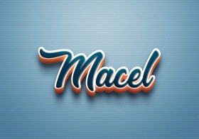 Cursive Name DP: Macel