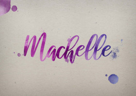 Machelle Watercolor Name DP