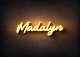 Glow Name Profile Picture for Madalyn