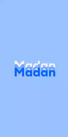 Madan Name Wallpaper